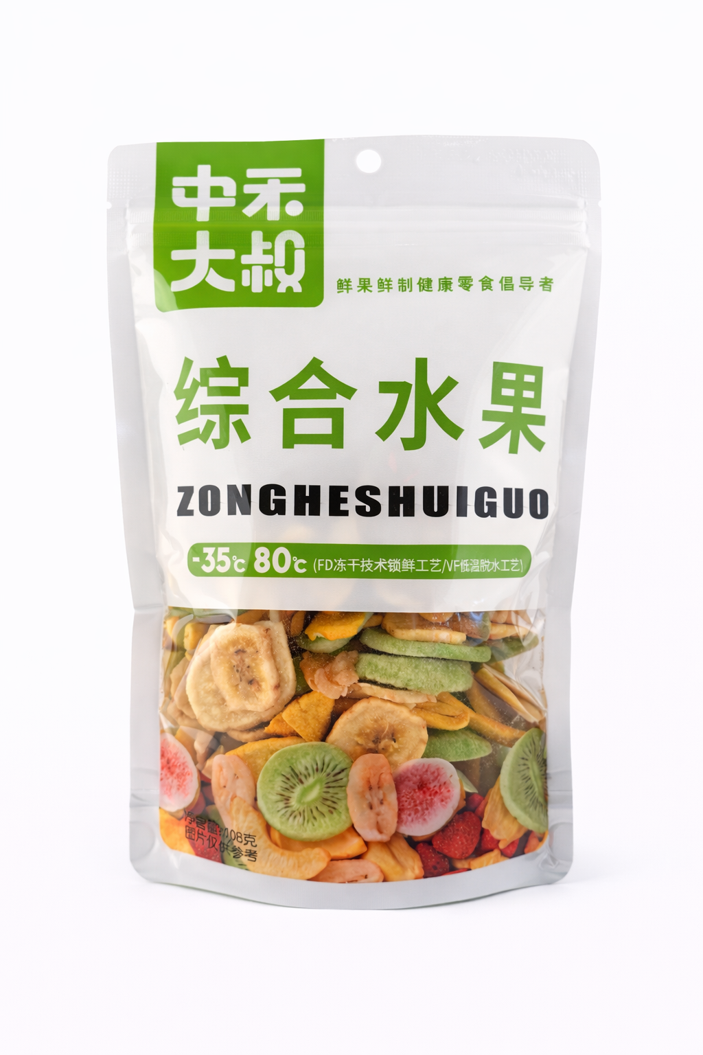 Фруктовый микс сушёный ZONGHESHUIGUO 综合水果, ассорти фруктов